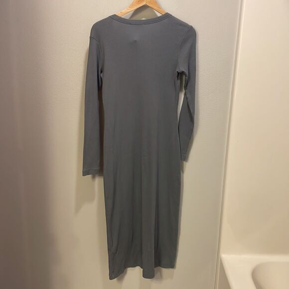 Nwt James Perse woman’s long sleeve gray dress - Picture 10 of 13